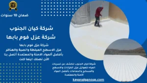 شركة عزل فوم بابها