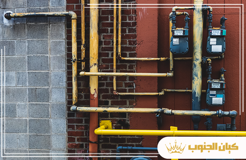 مراحل تنفيذ شبكة الغاز المنزلية